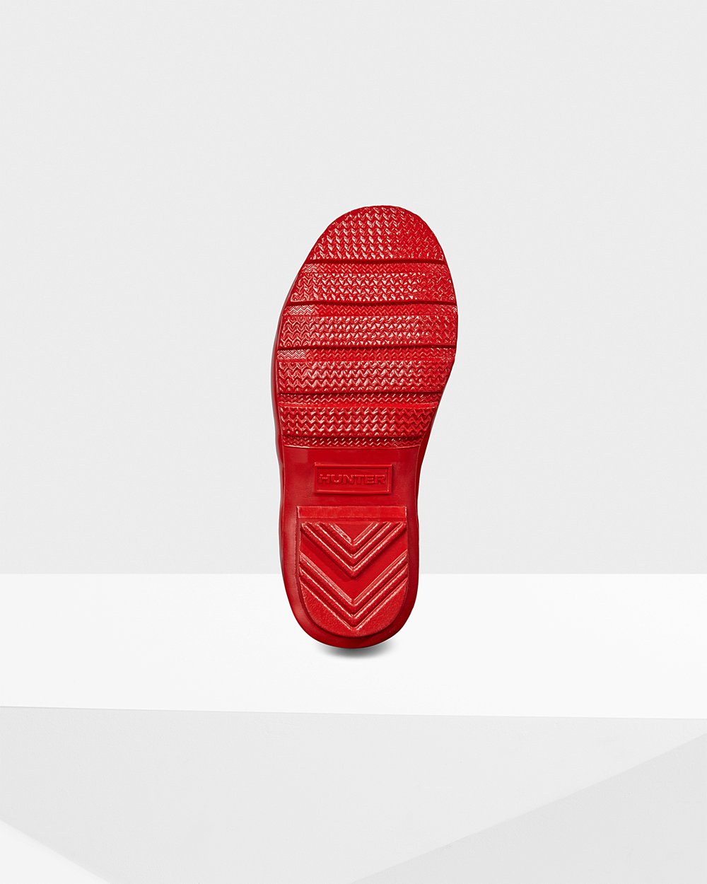 Botas De Agua Hunter Niños Rojas Original Big Gloss 932715-GAS